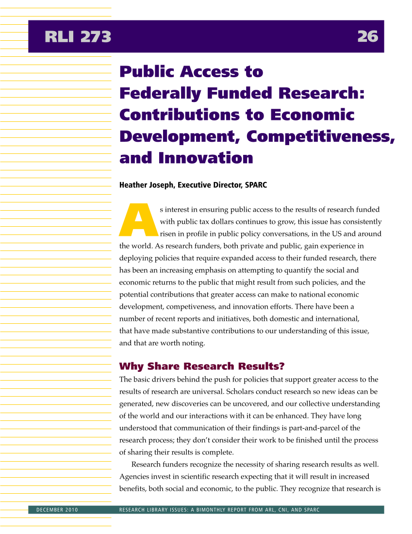 Research Library Issues, no. 273 (Dec. 2010) page 28