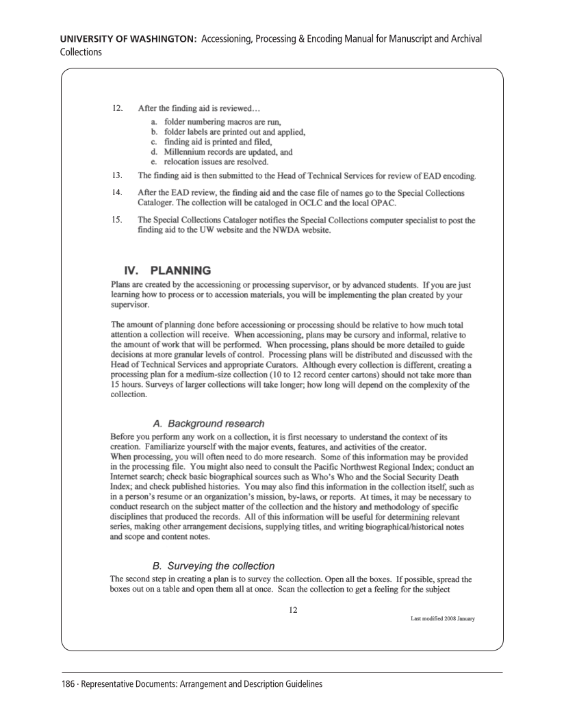 SPEC Kit 307: Manuscript Collections on the Web (October 2008) page 186