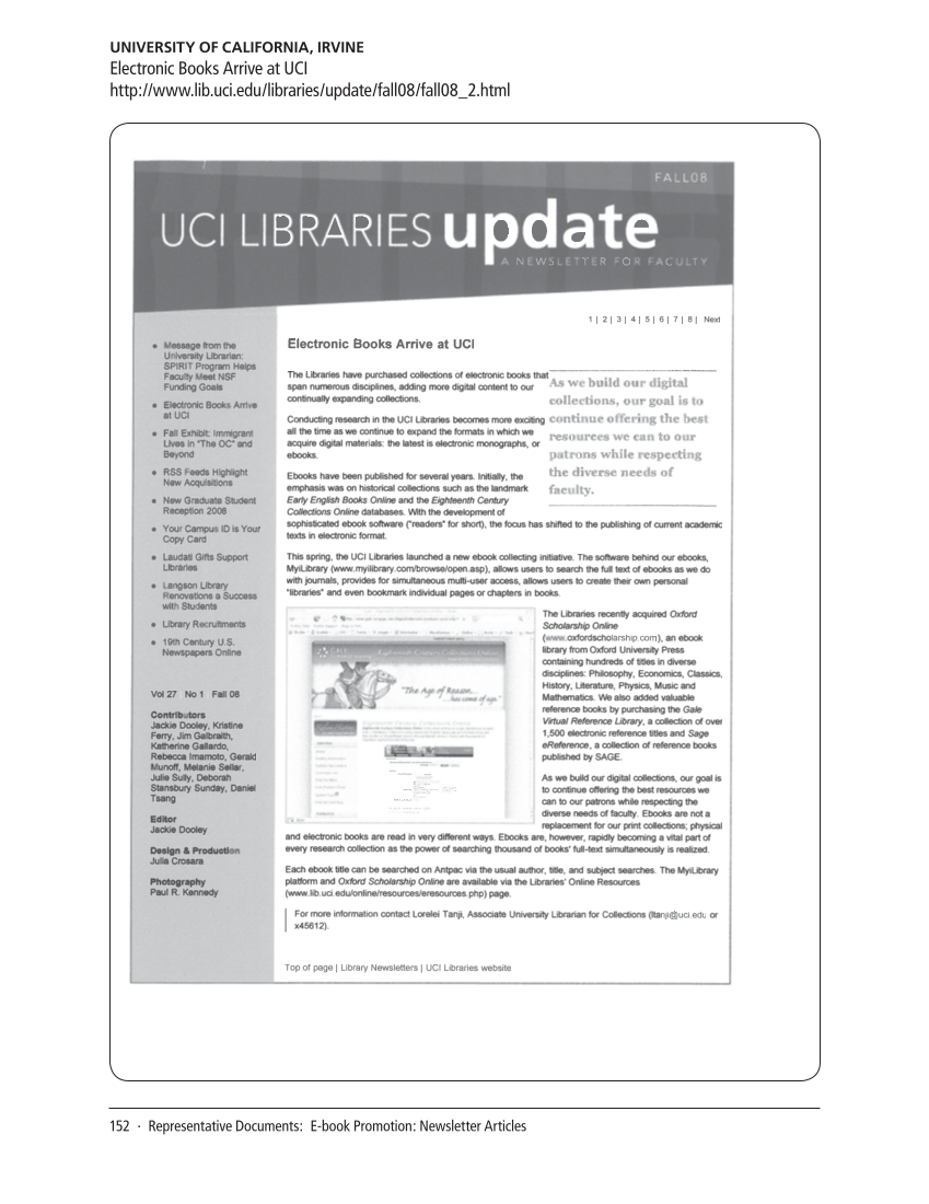 SPEC Kit 313: E-book Collections (October 2009) page 152