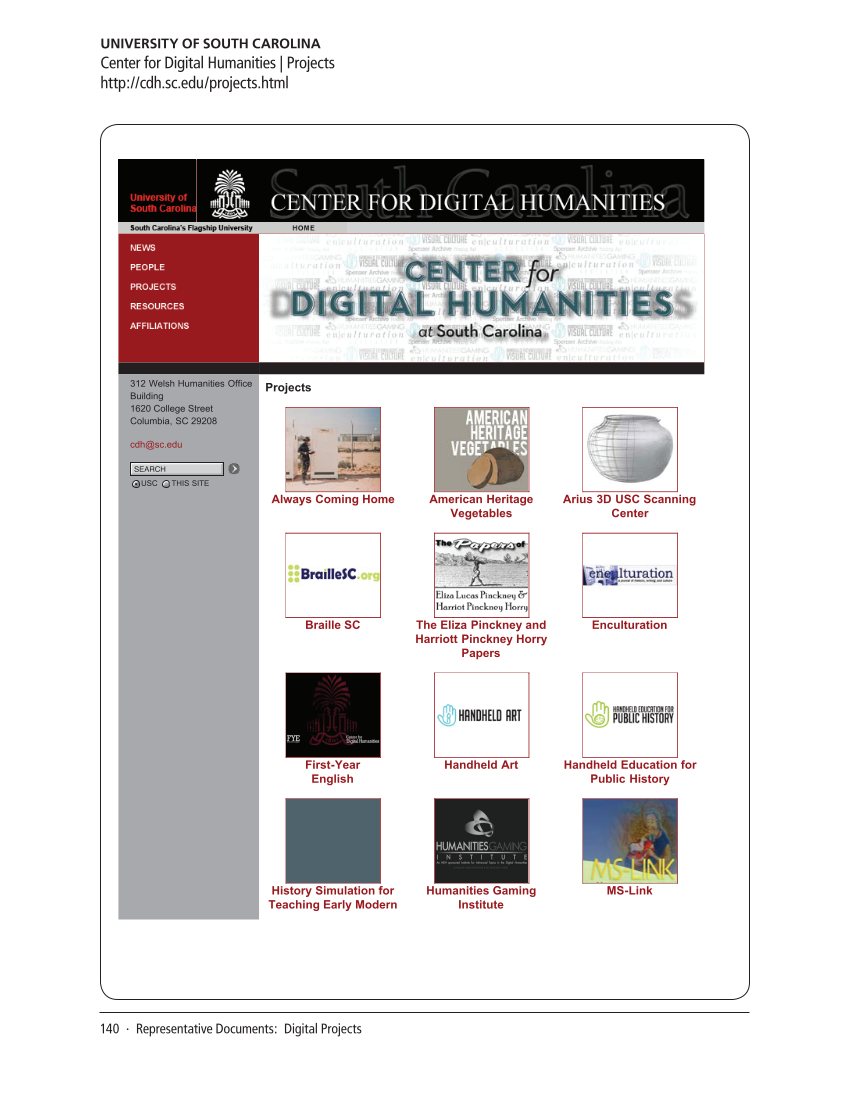 SPEC Kit 326: Digital Humanities (November 2011) page 140