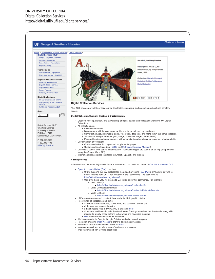 SPEC Kit 326: Digital Humanities (November 2011) page 94