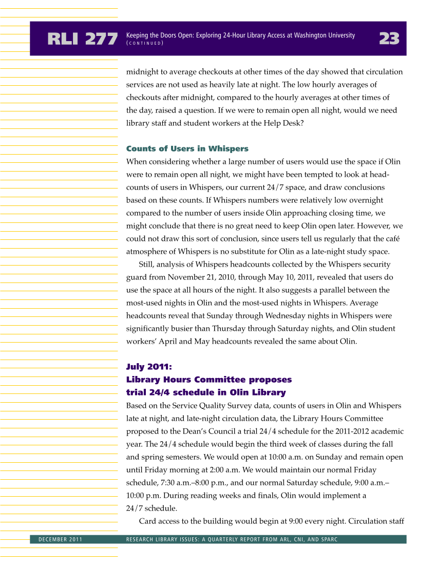 Research Library Issues, no. 277 (Dec. 2011) page 24