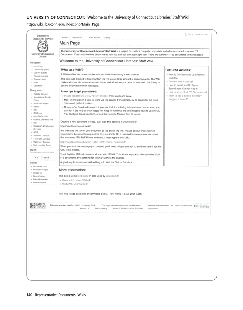 SPEC Kit 304: Social Software in Libraries (July 2008) page 140