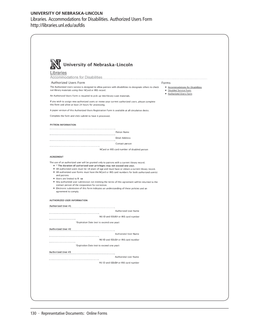 SPEC Kit 321: Services for Users with Disabilities (December 2010) page 130