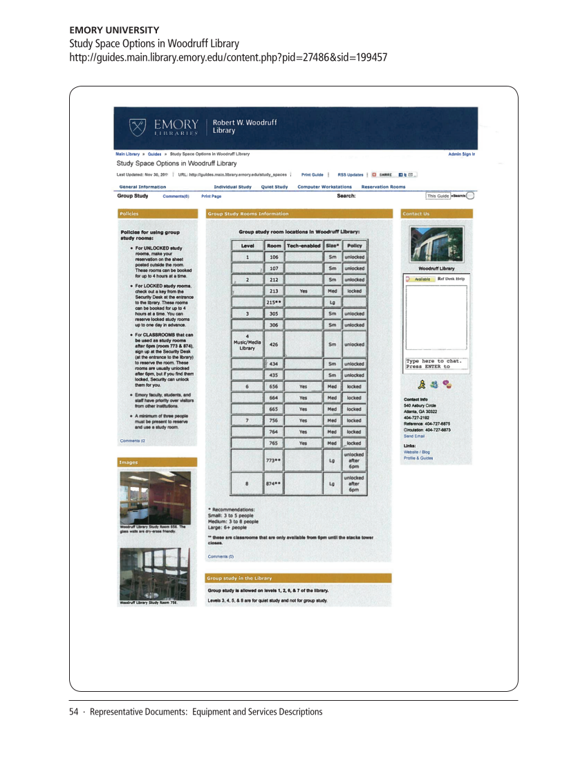 SPEC Kit 328: Collaborative Teaching and Learning Tools (July 2012) page 54