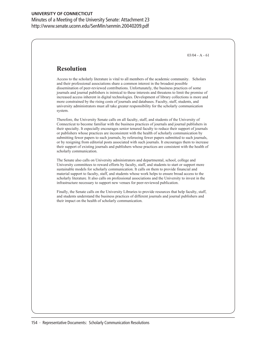 SPEC Kit 332: Organization of Scholarly Communication Services (November 2012) page 154