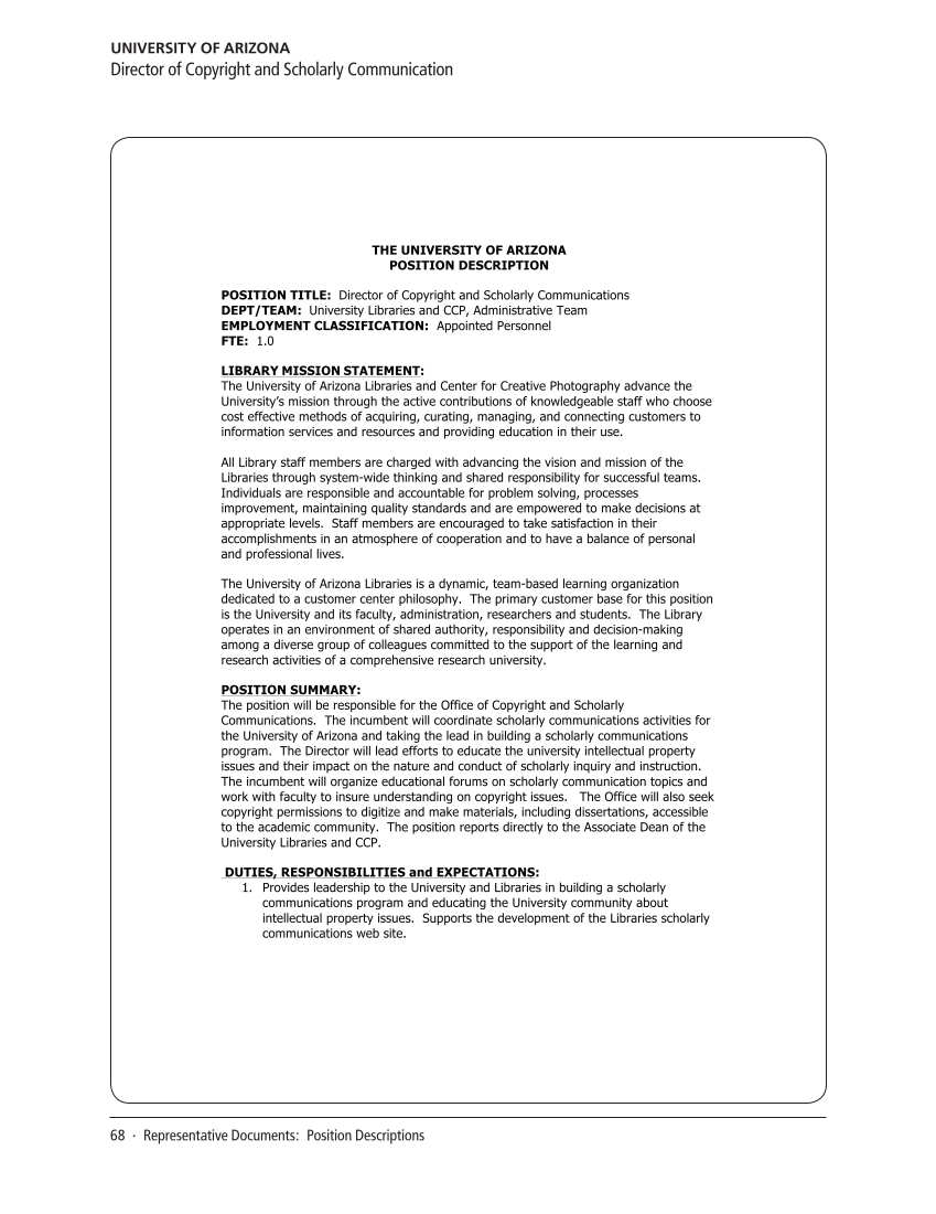 SPEC Kit 332: Organization of Scholarly Communication Services (November 2012) page 68