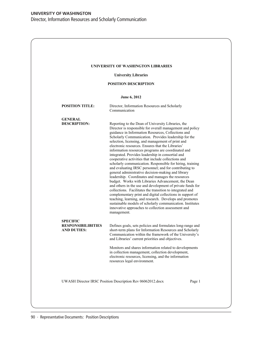 SPEC Kit 332: Organization of Scholarly Communication Services (November 2012) page 90