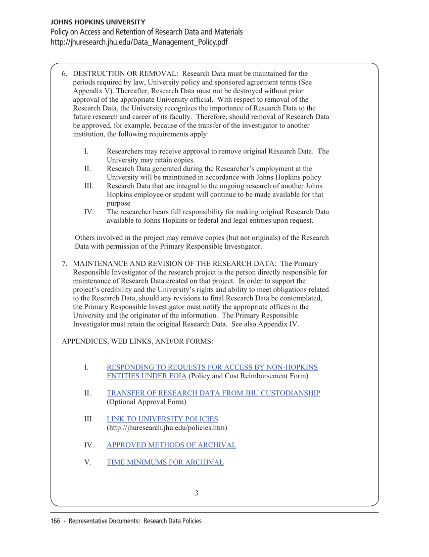 SPEC Kit 334: Research Data Management Services (July 2013) page 166