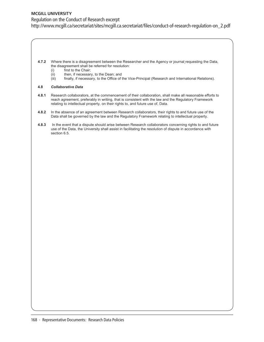 SPEC Kit 334: Research Data Management Services (July 2013) page 168