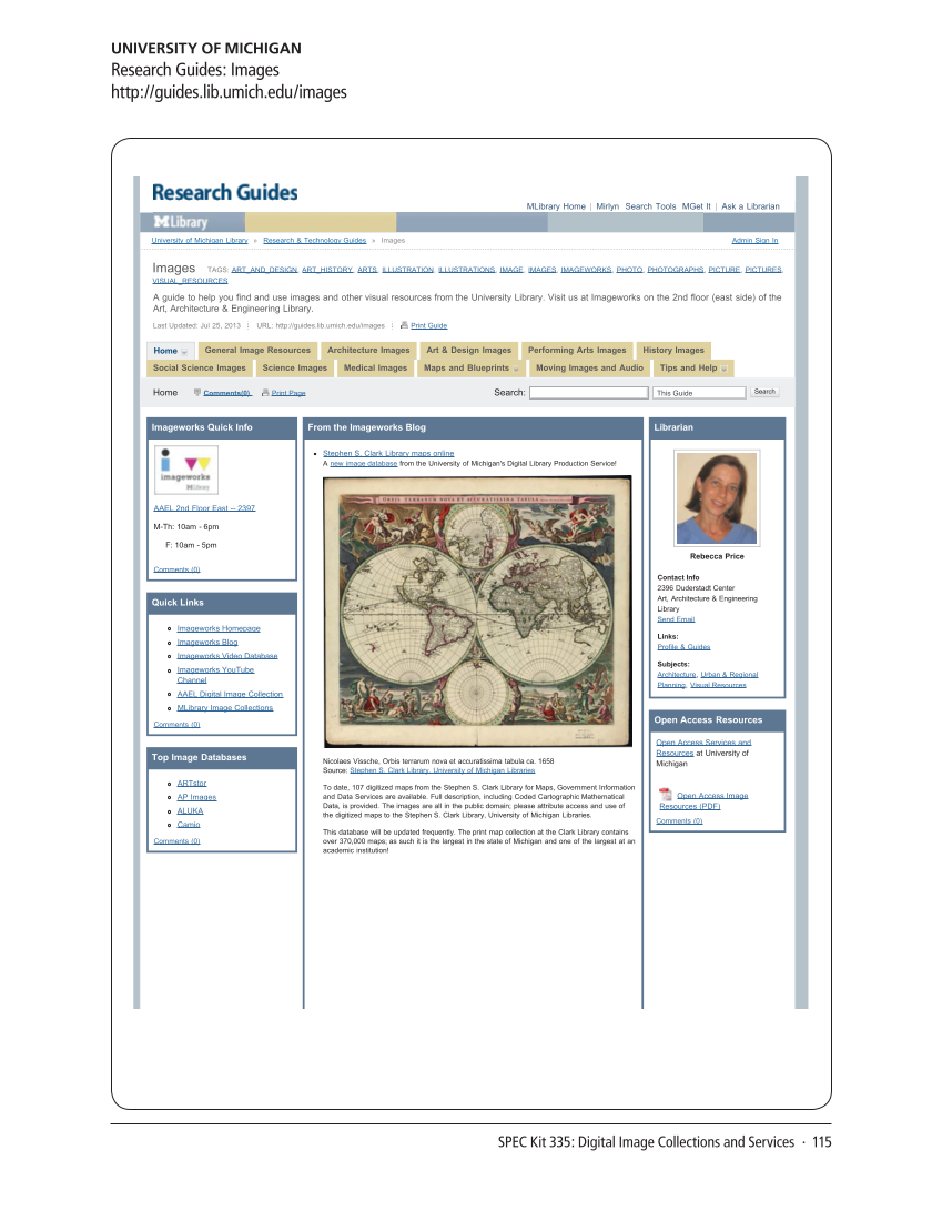 SPEC Kit 335: Digital Image Collections and Services (August 2013) page 115