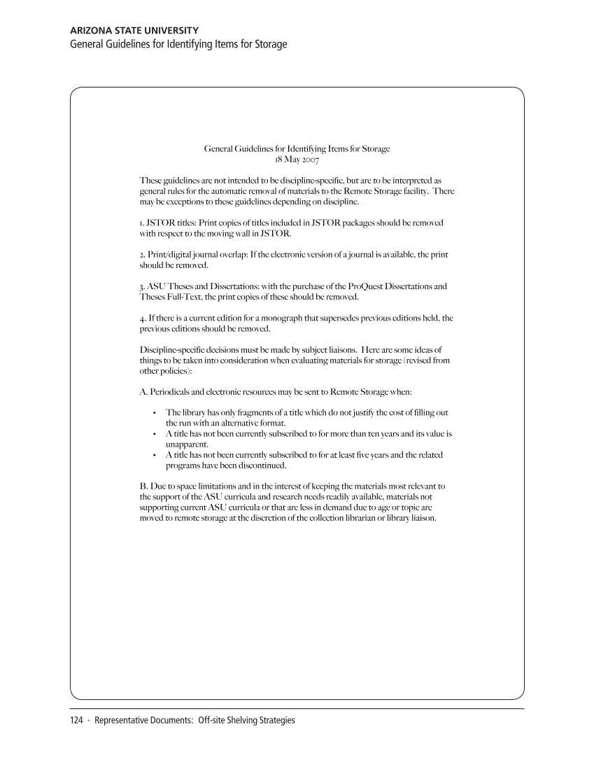 SPEC Kit 337: Print Retention Decision Making (October 2013) page 124