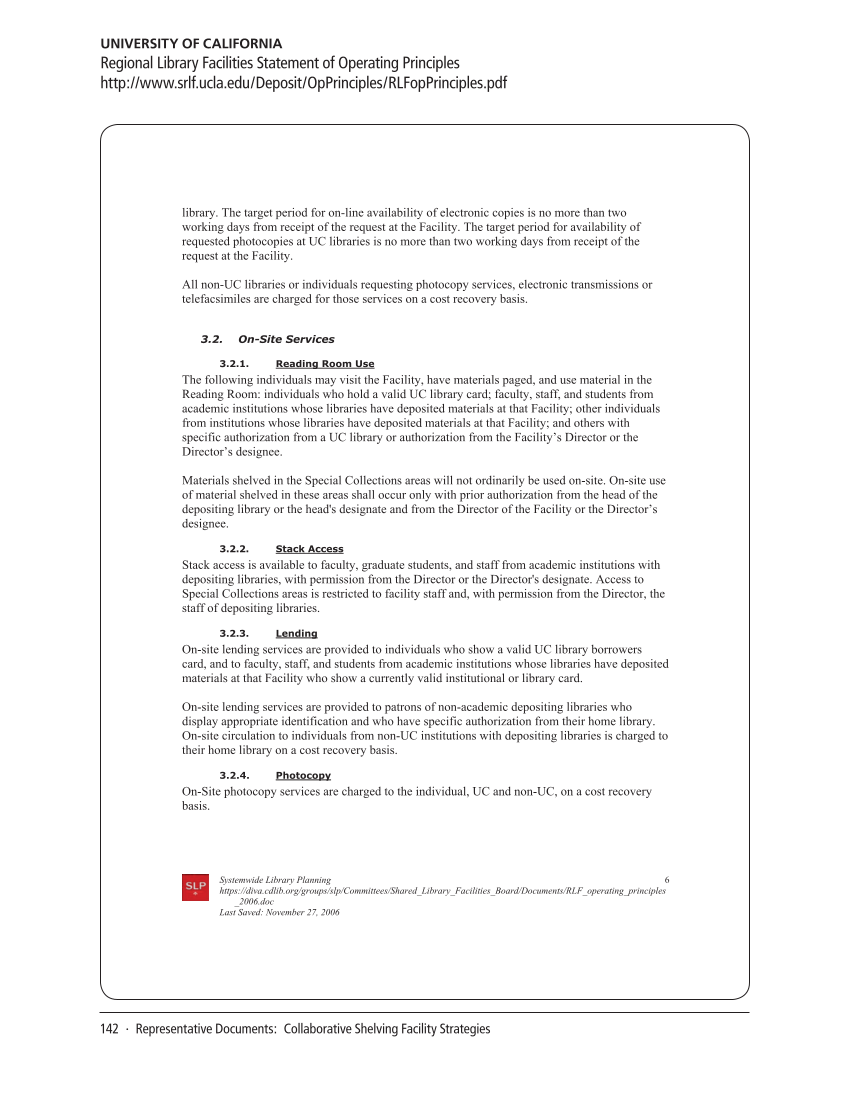 SPEC Kit 337: Print Retention Decision Making (October 2013) page 142