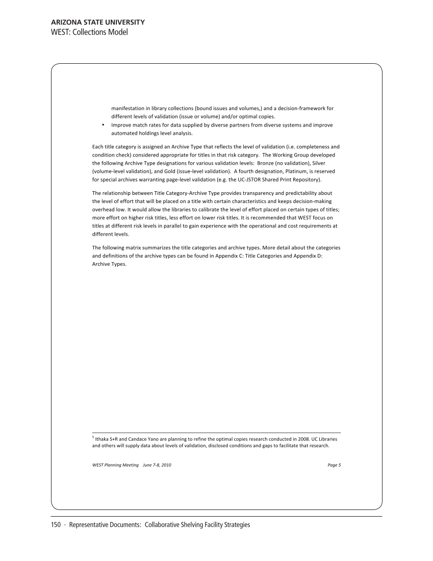 SPEC Kit 337: Print Retention Decision Making (October 2013) page 150