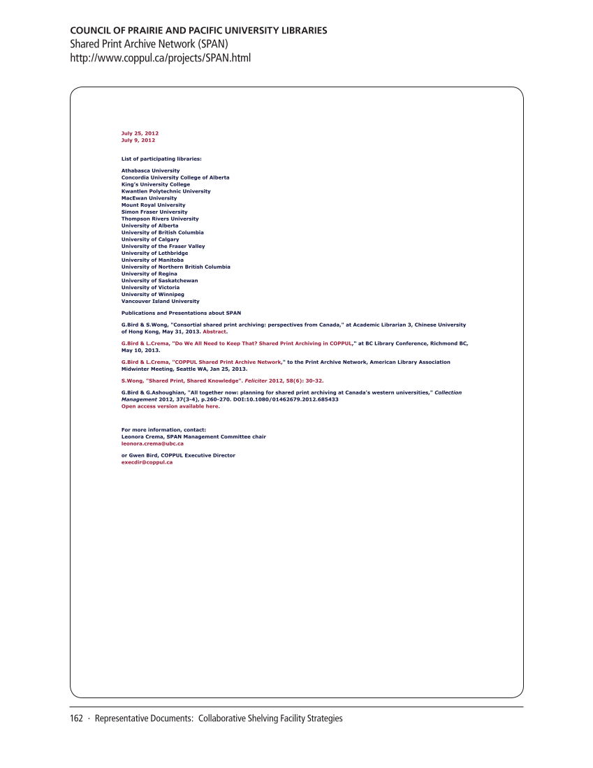 SPEC Kit 337: Print Retention Decision Making (October 2013) page 162