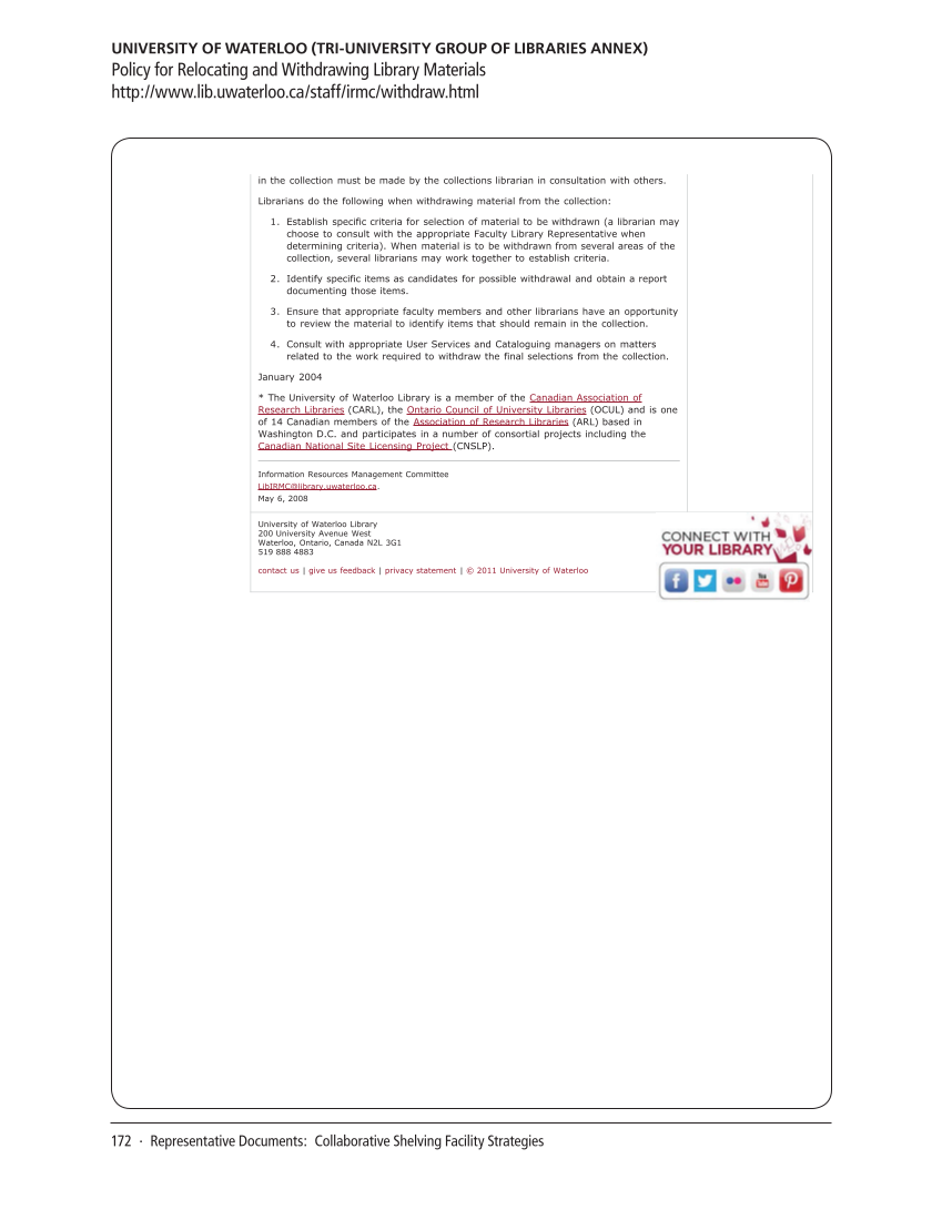 SPEC Kit 337: Print Retention Decision Making (October 2013) page 172