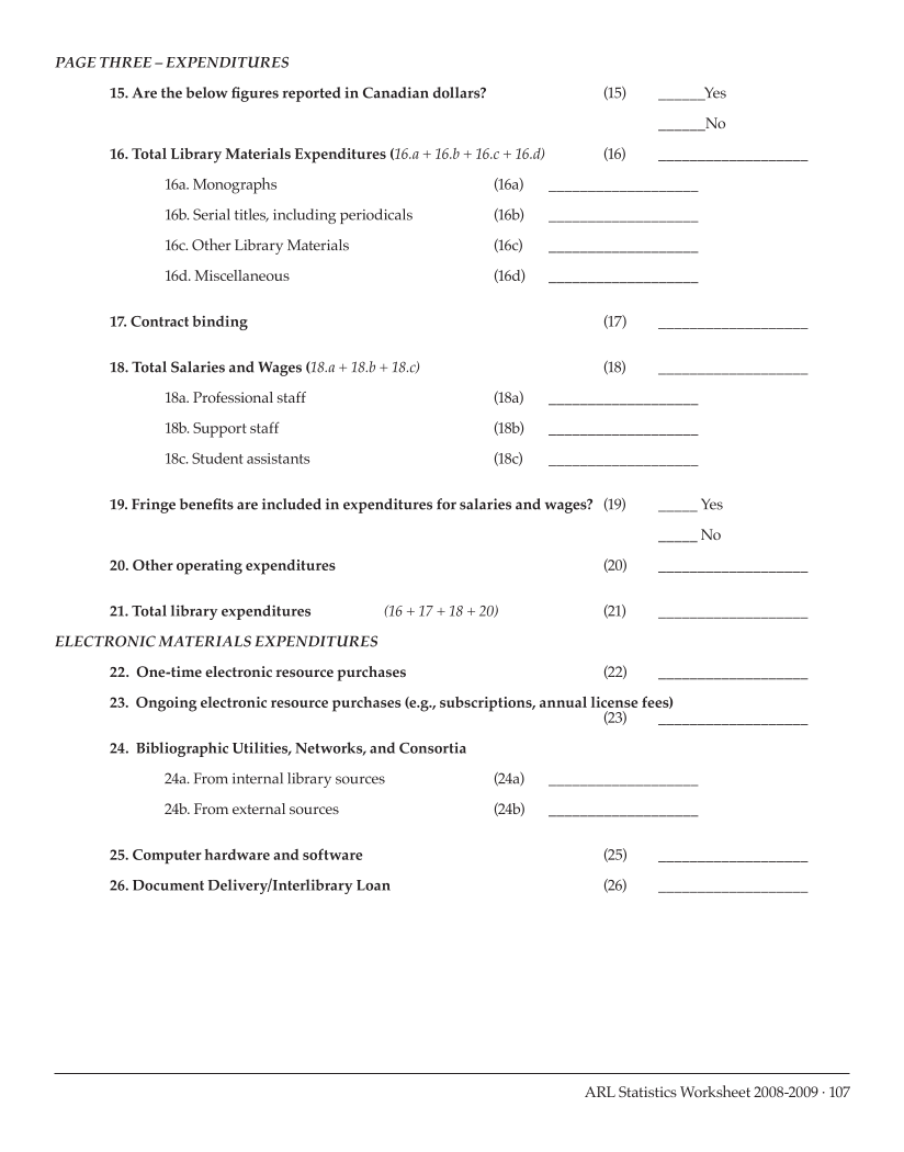 ARL Statistics 2008-2009 page 107