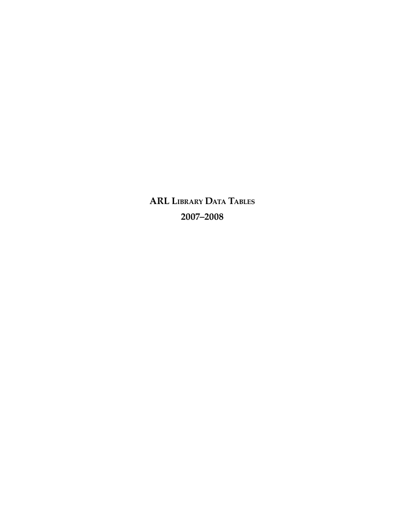 ARL Statistics 2007-2008 page 23