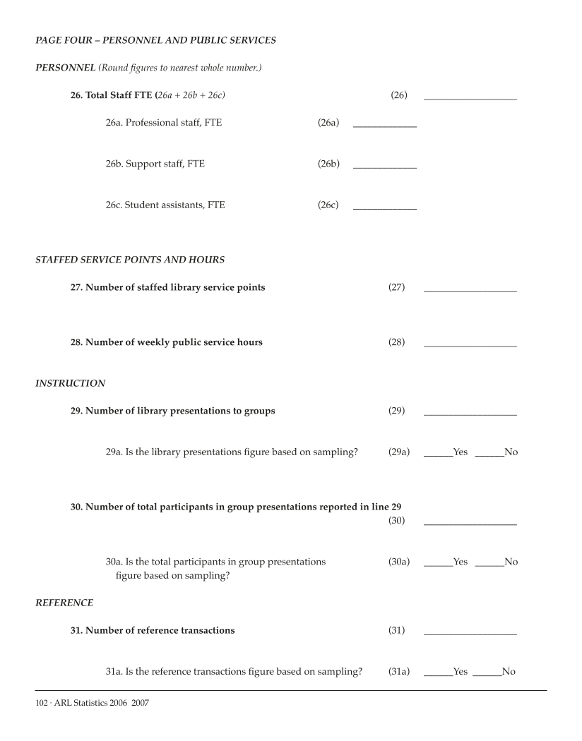 ARL Statistics 2006-2007 page 102