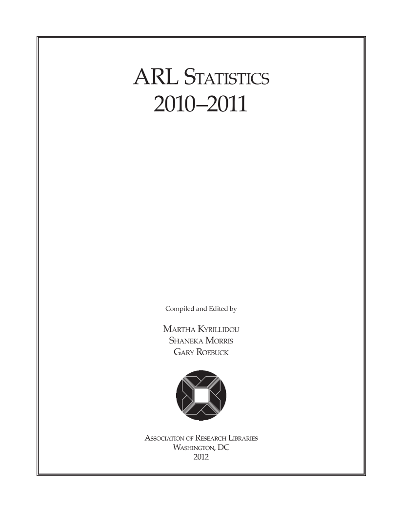 ARL Statistics 2010-2011 page