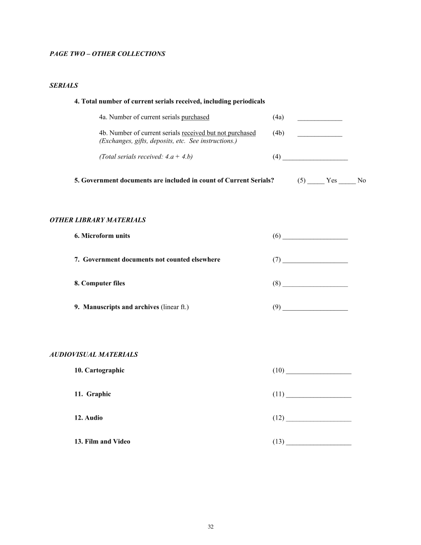 ARL Academic Health Sciences Library Statistics 2004–2005 page 32