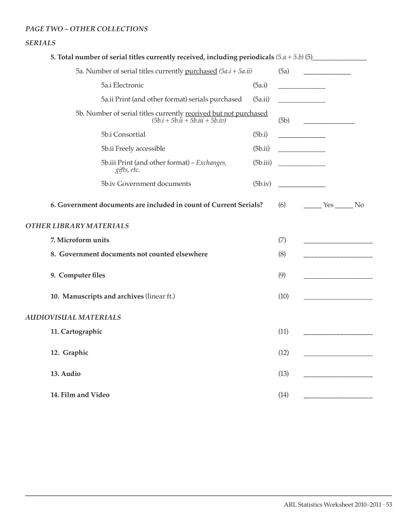 ARL Academic Law Library Statistics 2010–2011 page 53