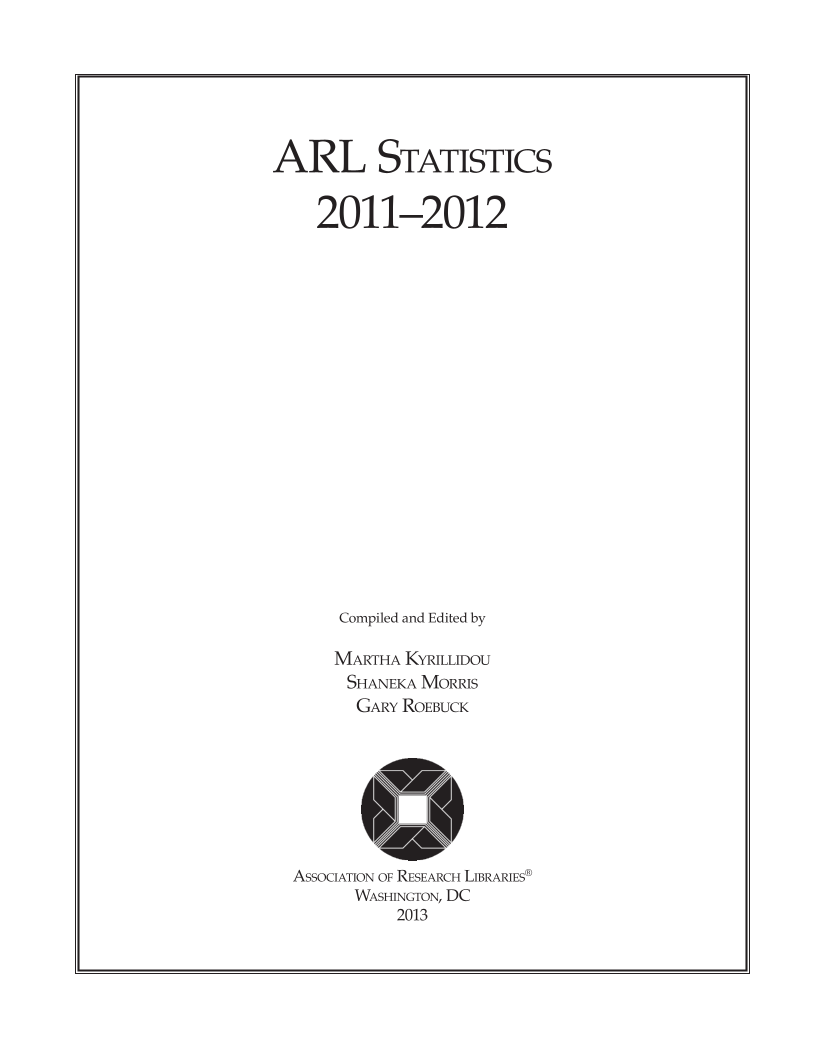 ARL Statistics 2011–2012 page 1