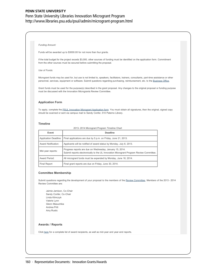 SPEC Kit 339: Innovation and R&D (December 2013) page 160