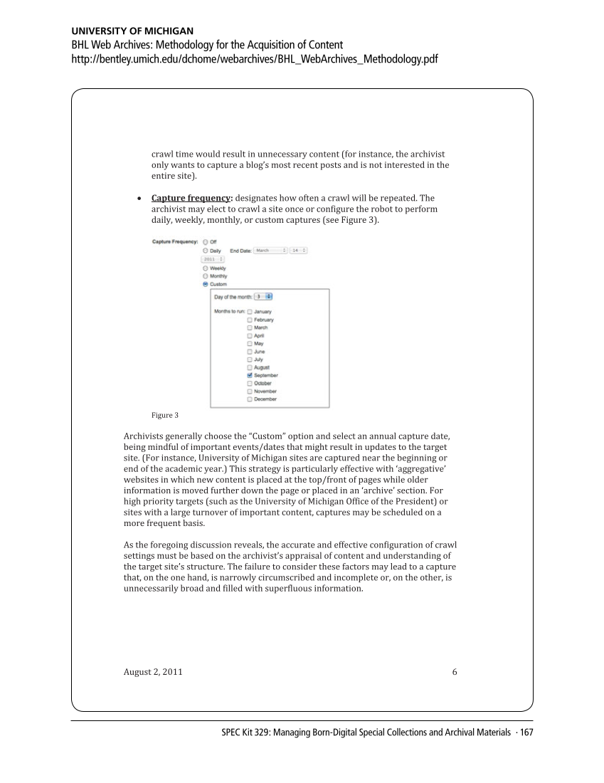 SPEC Kit 329: Managing Born-Digital Special Collections and Archival Materials (August 2012) page 167