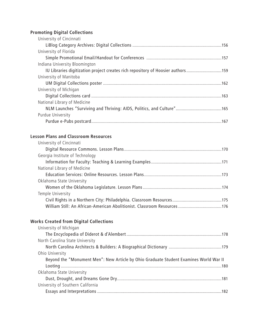 SPEC Kit 341: Digital Collections Assessment and Outreach (August 2014) page 7