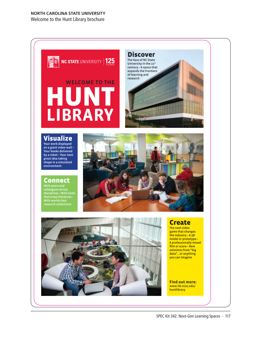 SPEC Kit 342: Next-Gen Learning Spaces (September 2014) page 117