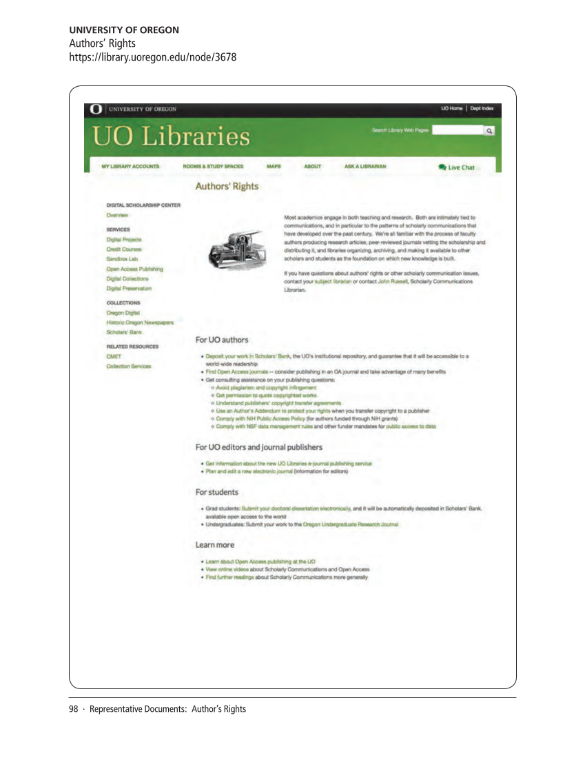 SPEC Kit 343: Library Support for Faculty/Researcher Publishing (October 2014) page 98