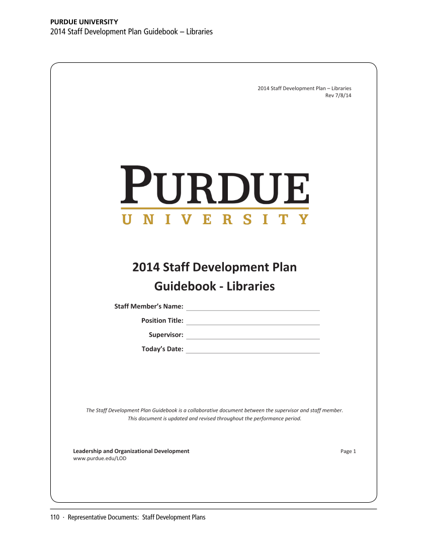 SPEC Kit 344: Talent Management (November 2014) page 110