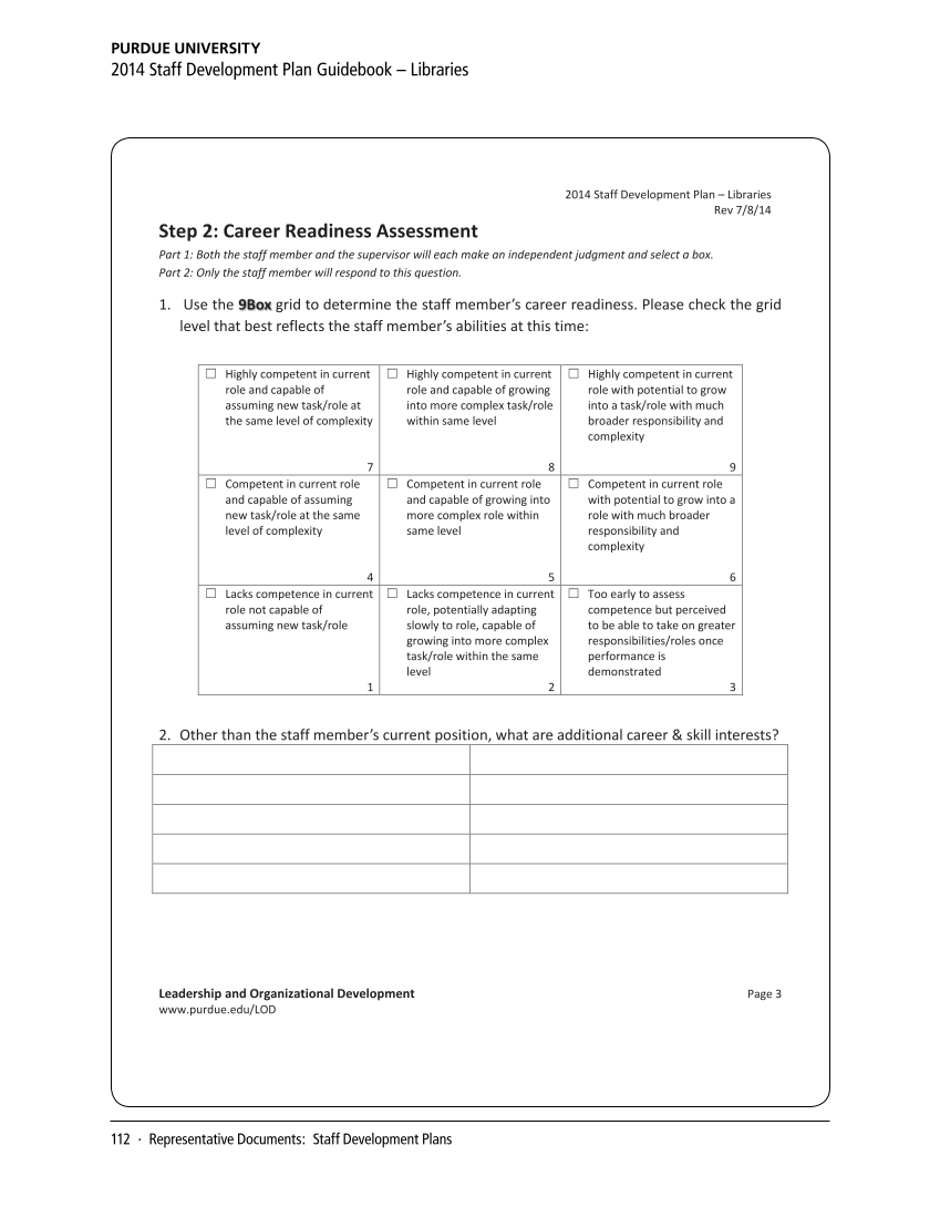 SPEC Kit 344: Talent Management (November 2014) page 112