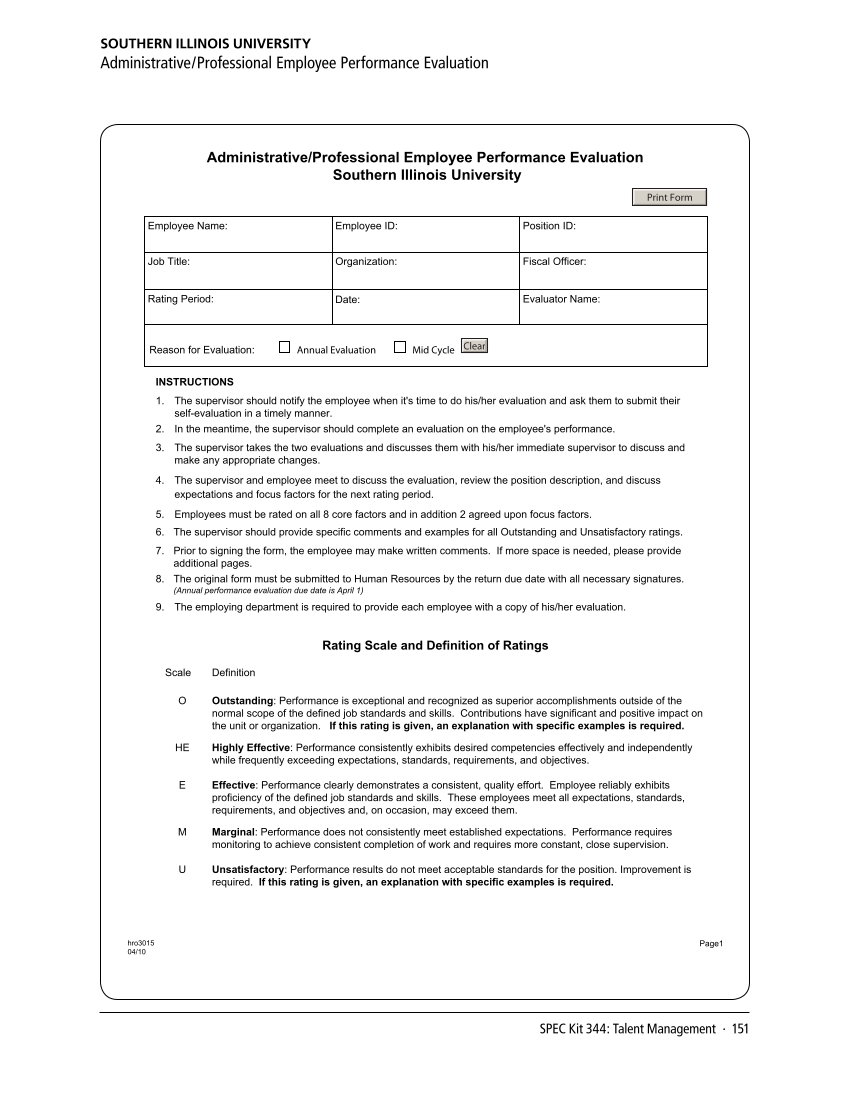 SPEC Kit 344: Talent Management (November 2014) page 151