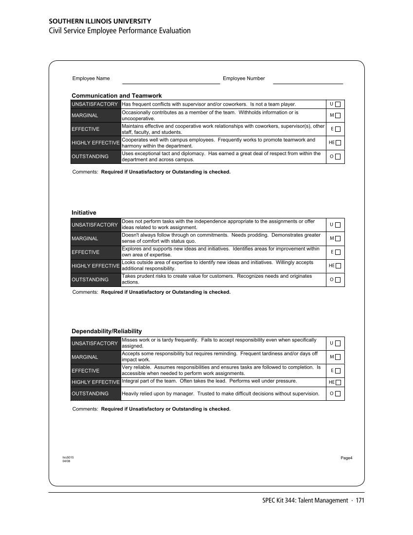 SPEC Kit 344: Talent Management (November 2014) page 171