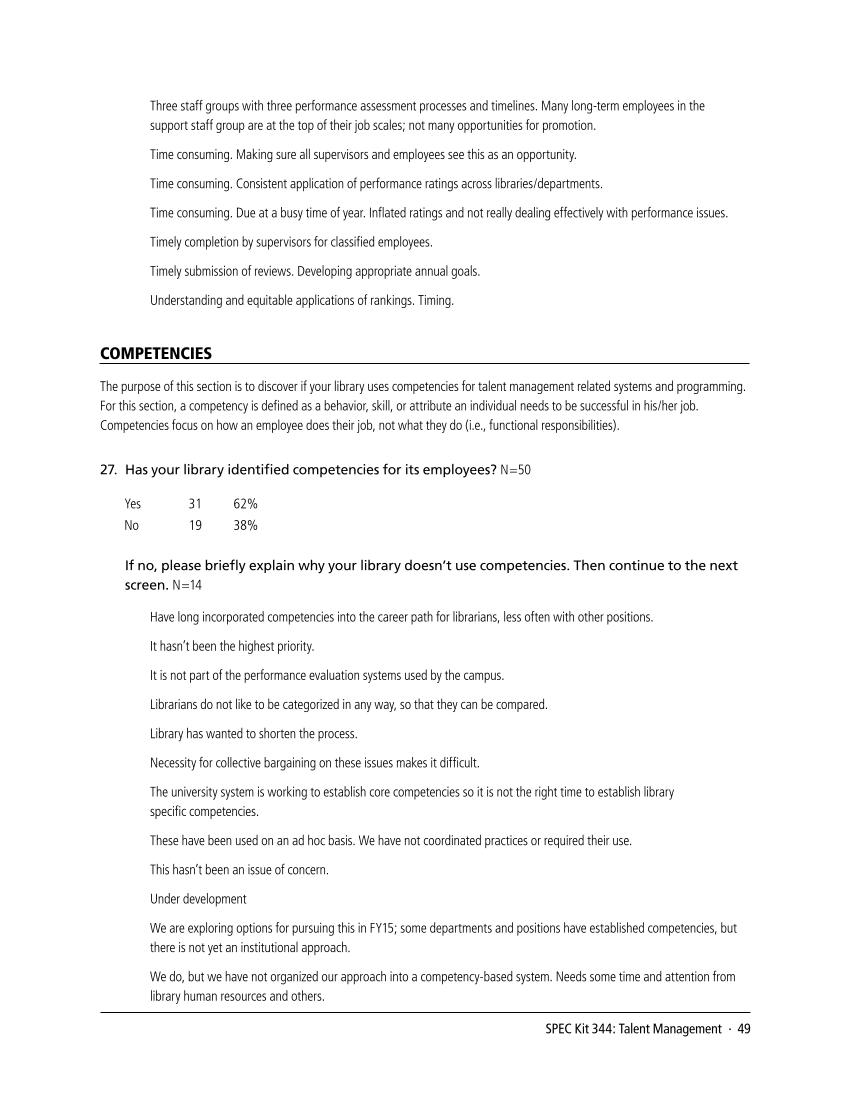 SPEC Kit 344: Talent Management (November 2014) page 49