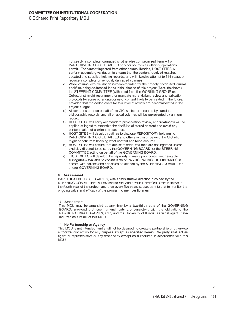 SPEC Kit 345: Shared Print Programs (December 2014) page 151
