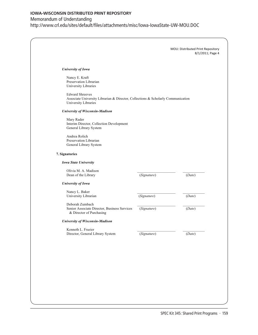SPEC Kit 345: Shared Print Programs (December 2014) page 159