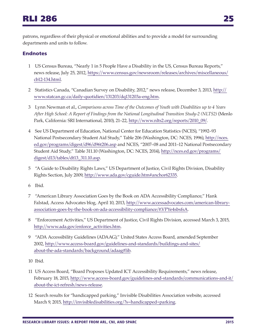 Research Library Issues, no. 286 (2015): Special Issue on Diversity page 25