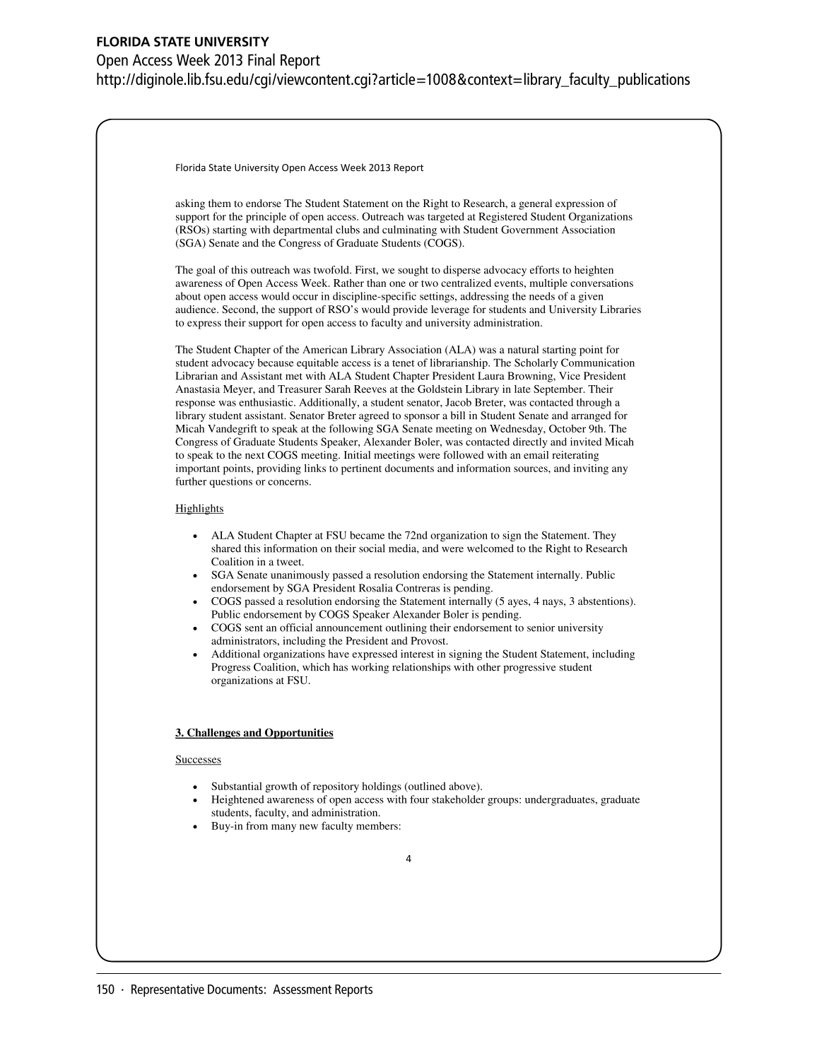 SPEC Kit 346: Scholarly Output Assessment Activities (May 2015) page 150