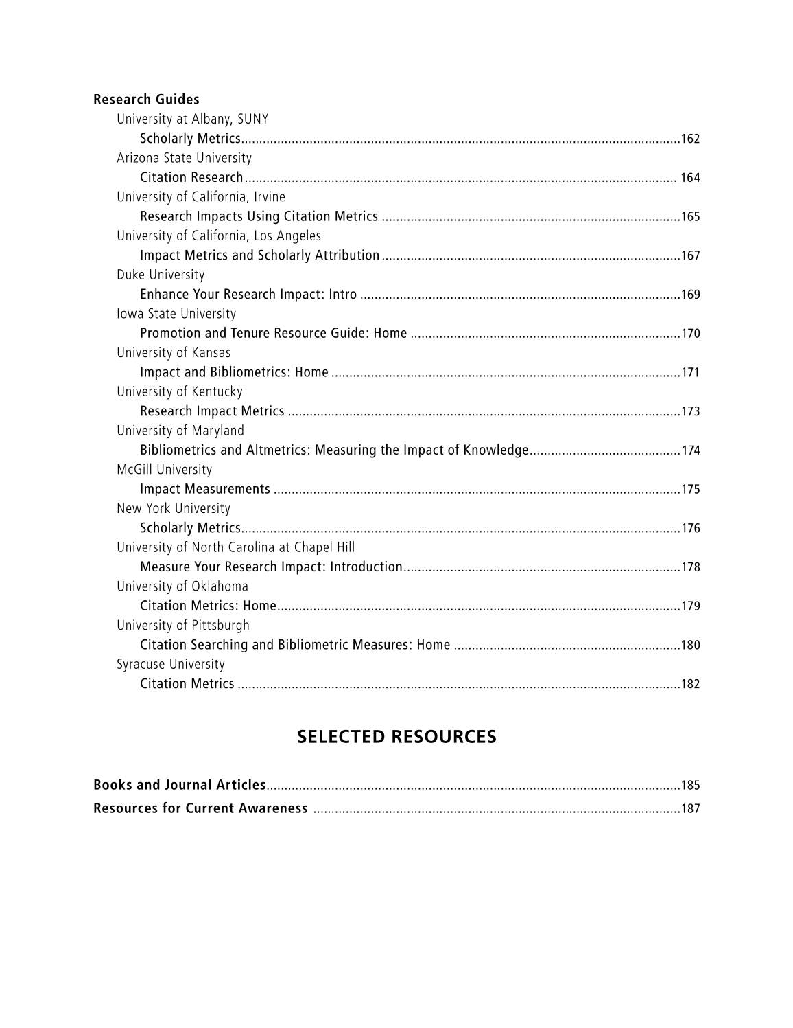 SPEC Kit 346: Scholarly Output Assessment Activities (May 2015) page 7