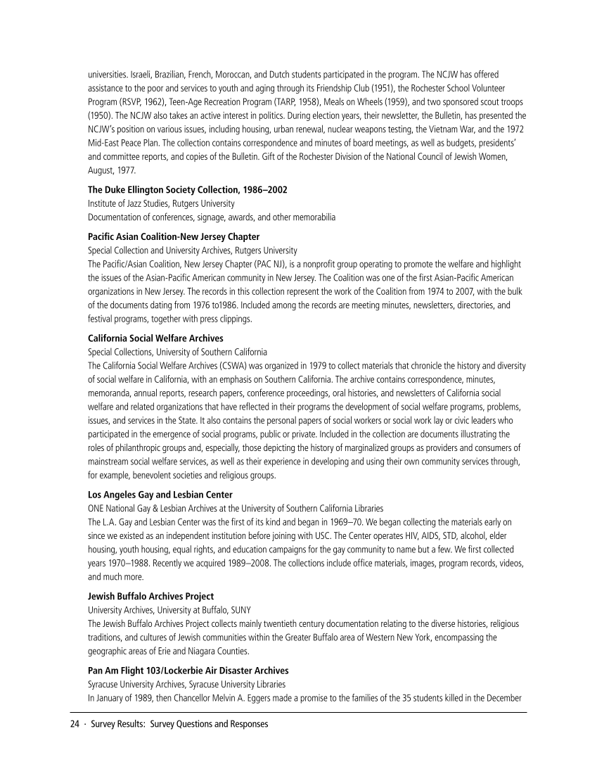 SPEC Kit 347: Community-based Collections (July 2015) page 24