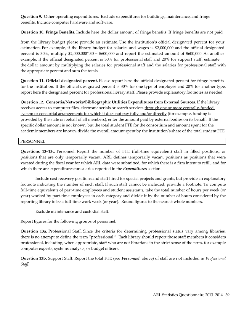 ARL Academic Law Library Statistics 2013-2014 page 39