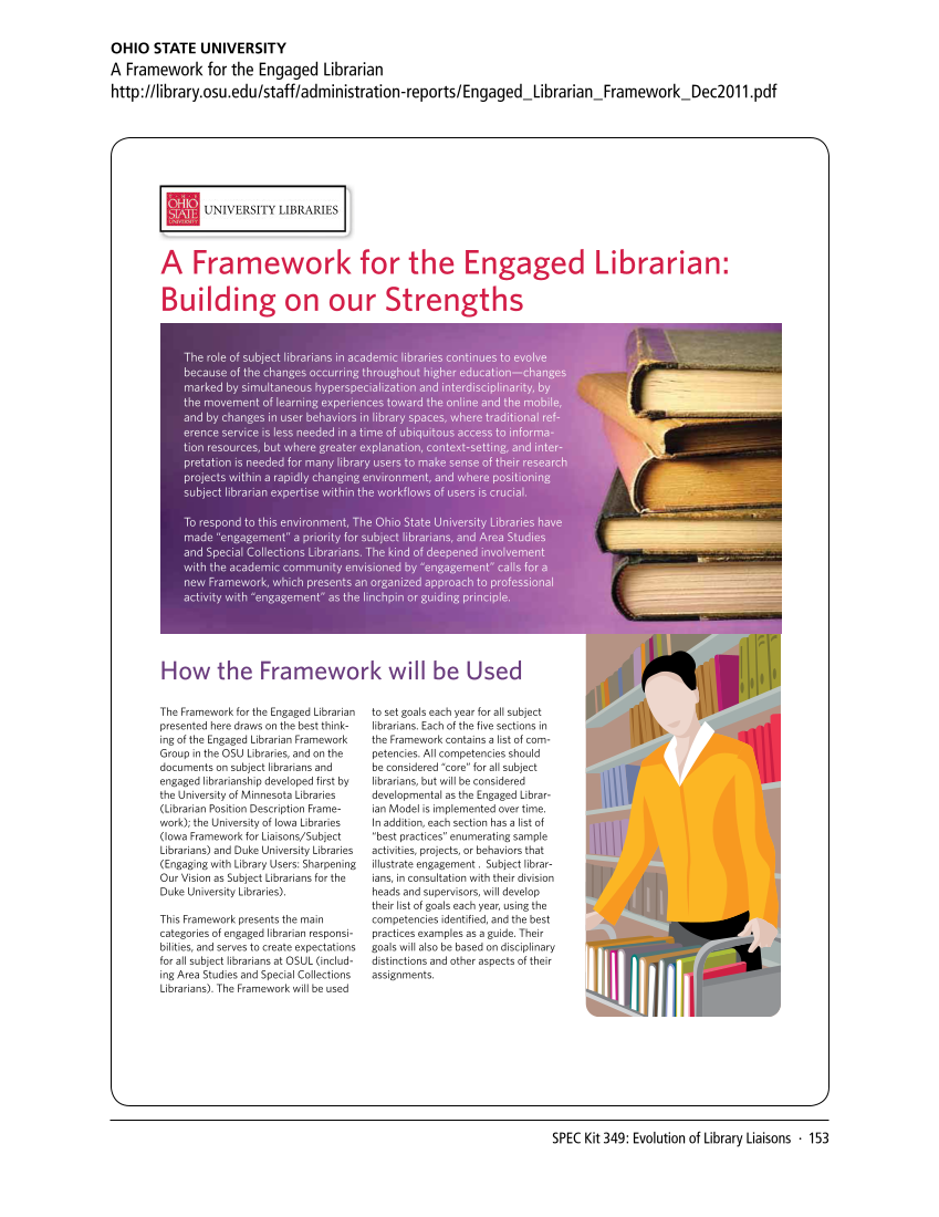 SPEC Kit 349: Evolution of Library Liaisons (November 2015) page 153