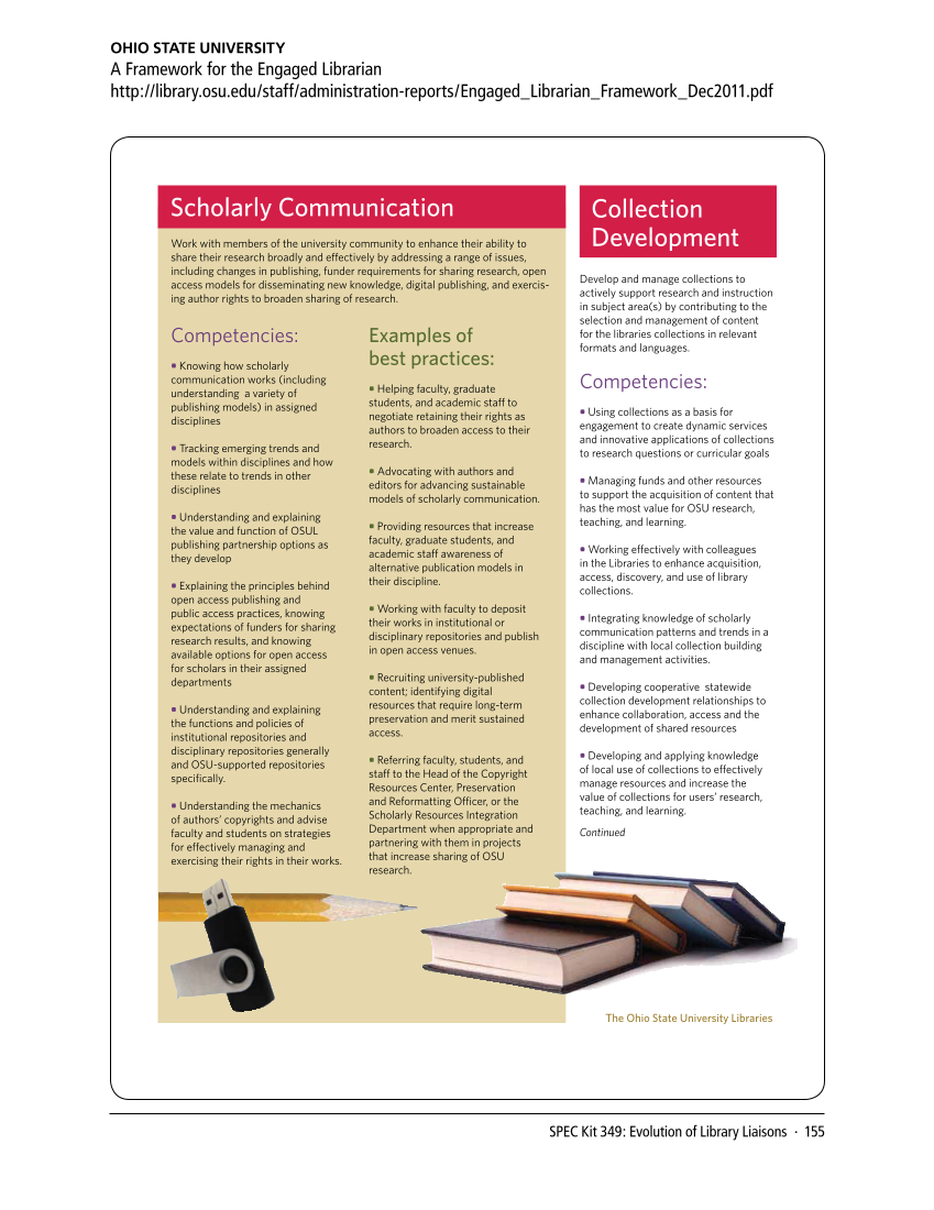 SPEC Kit 349: Evolution of Library Liaisons (November 2015) page 155