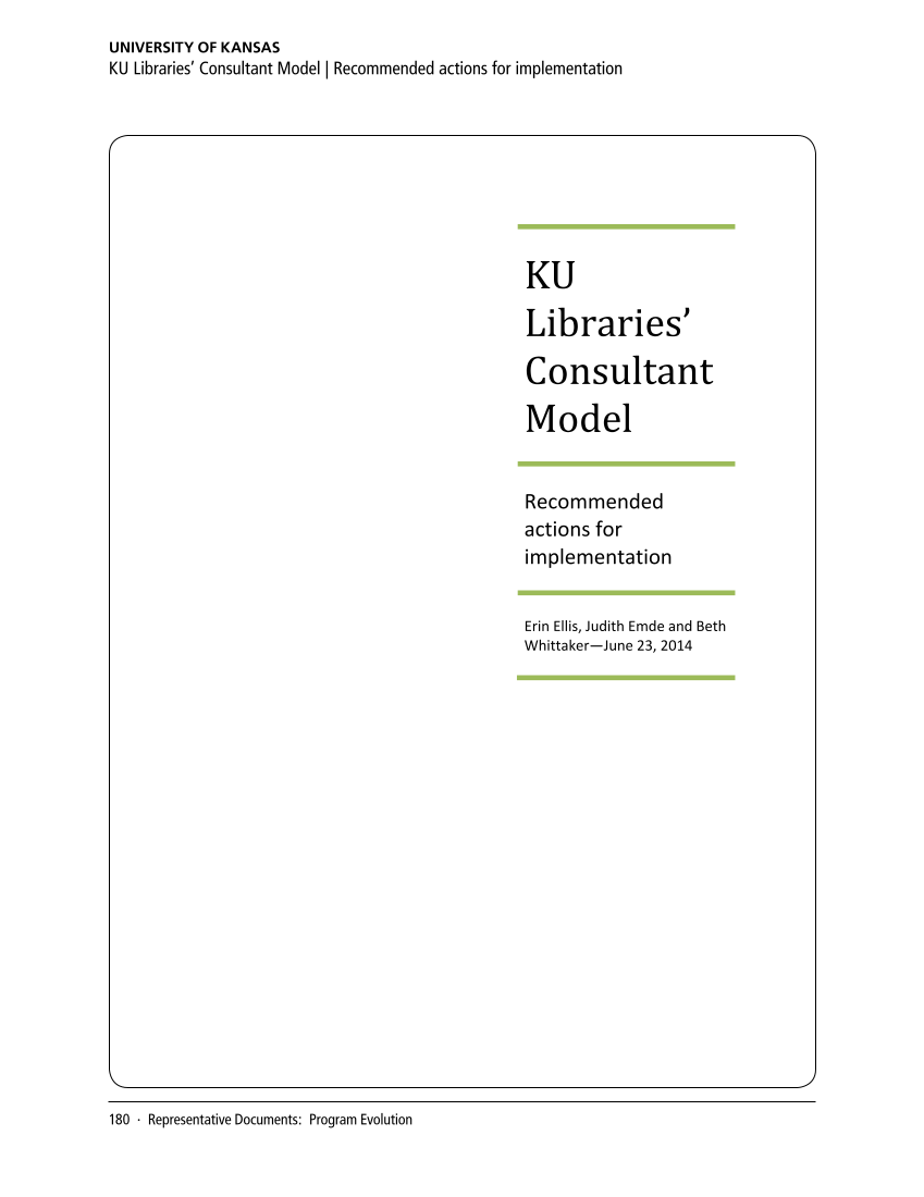 SPEC Kit 349: Evolution of Library Liaisons (November 2015) page 180