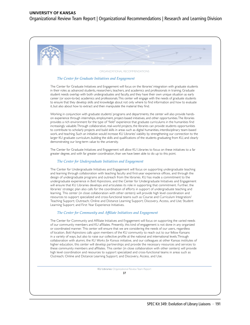 SPEC Kit 349: Evolution of Library Liaisons (November 2015) page 191