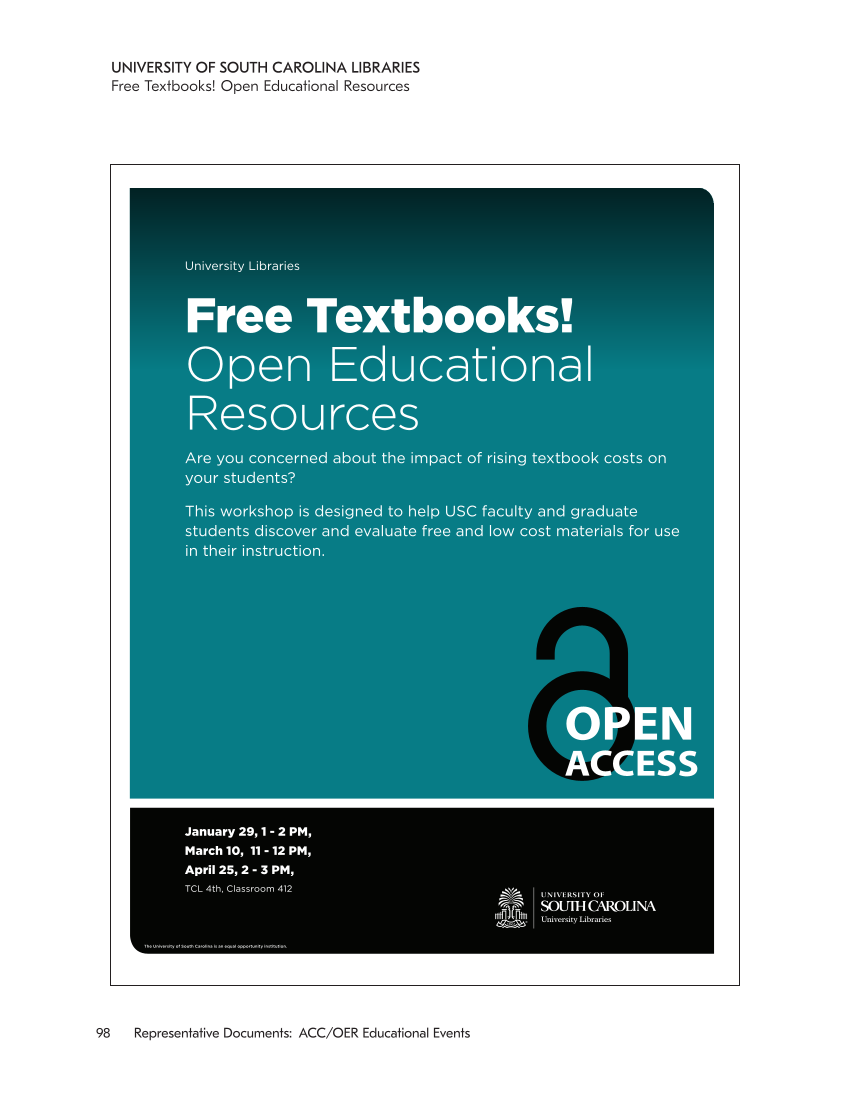 SPEC Kit 351: Affordable Course Content and Open Educational Resources (July 2016) page 98