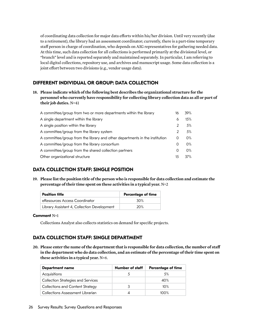 SPEC Kit 352: Collection Assessment (September 2016) page 26